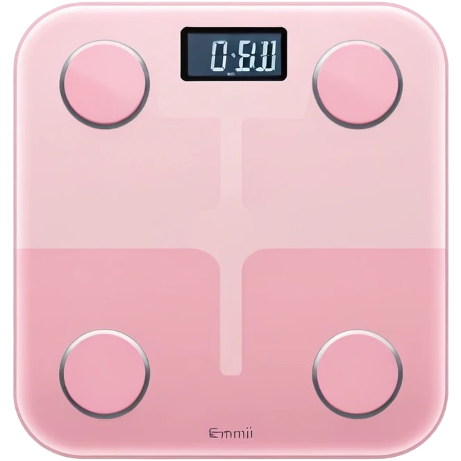 Light pink body weight scale  emoji