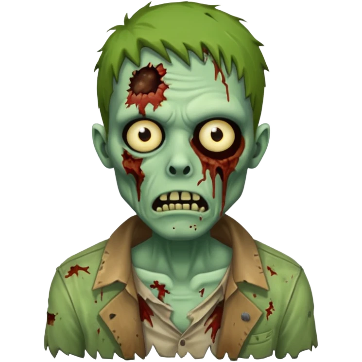 create zombie emoji