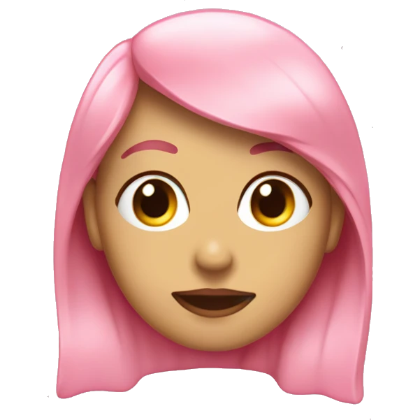 Coração rosa claro com glitter emoji