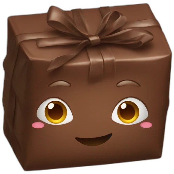 wrapped chocolate emoji