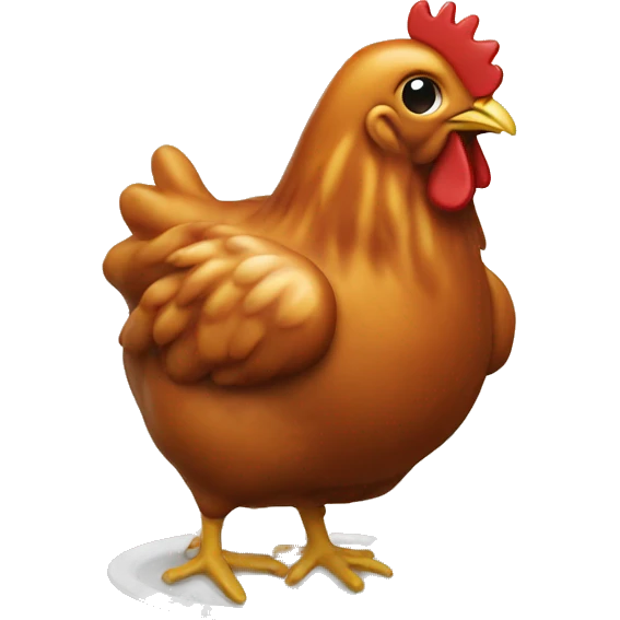 chicken in brown sauce emoji