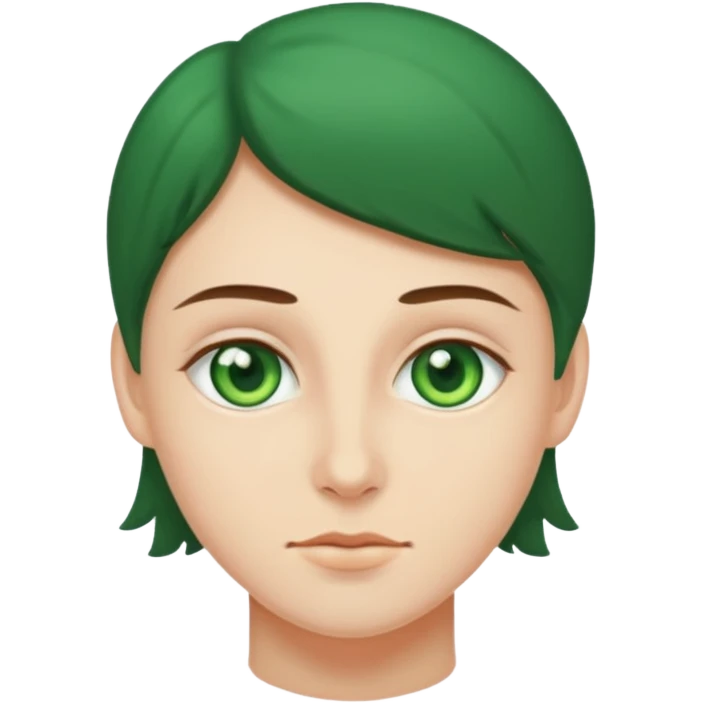 Ojos verdes emoji