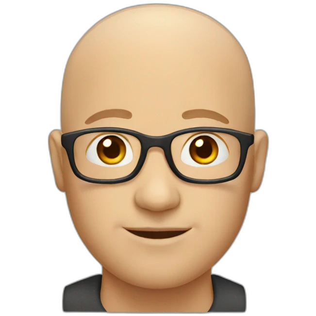 bald man emoji