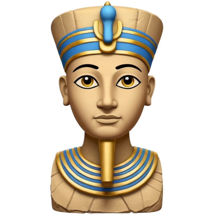 a statue of Ramses II emoji
