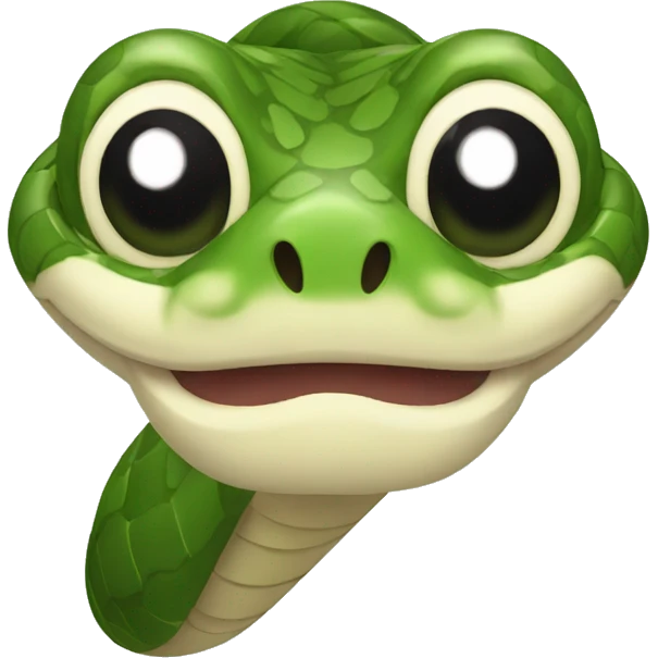 friendly snake emoji