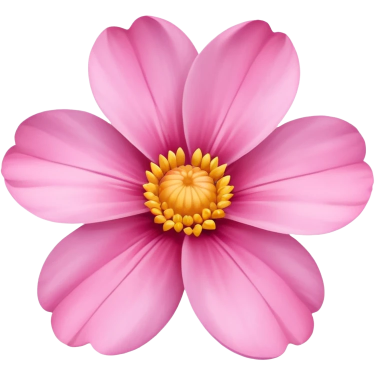 Pink flower emoji
