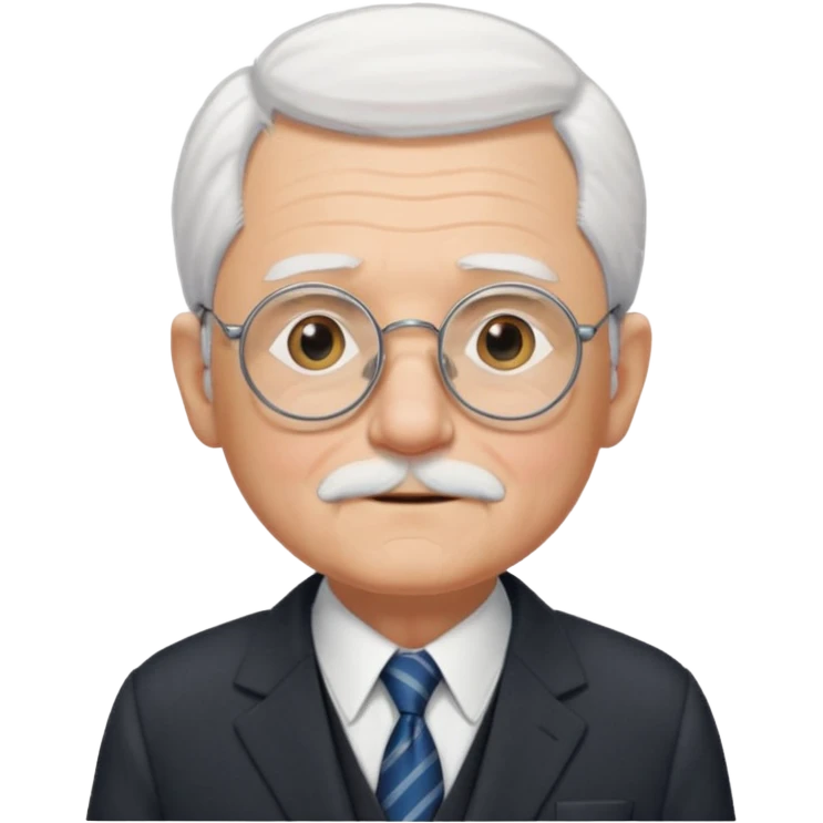 Old man character from the movie up emoji