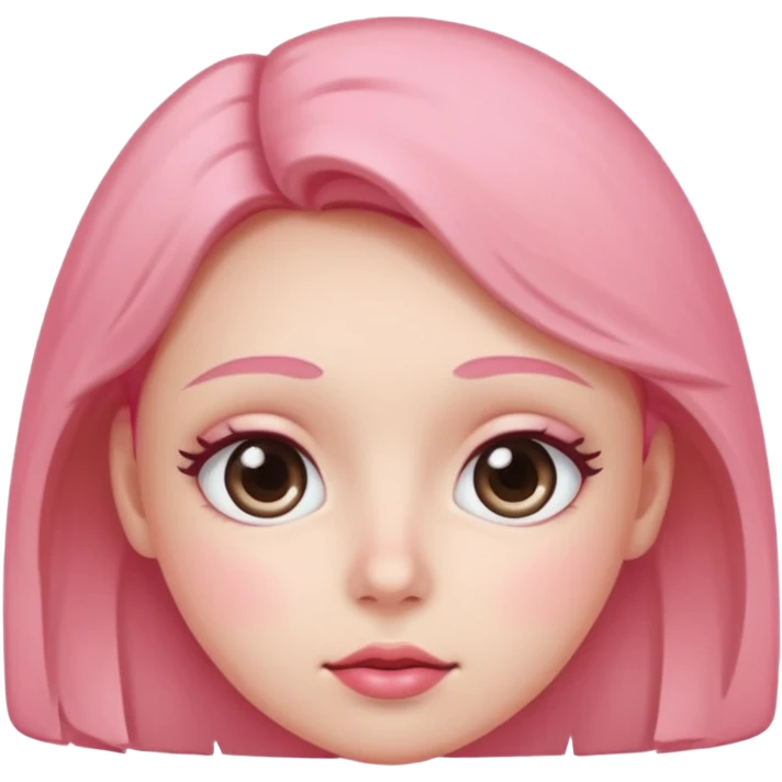 Blushing Sub – wide eyes, pink cheeks. emoji