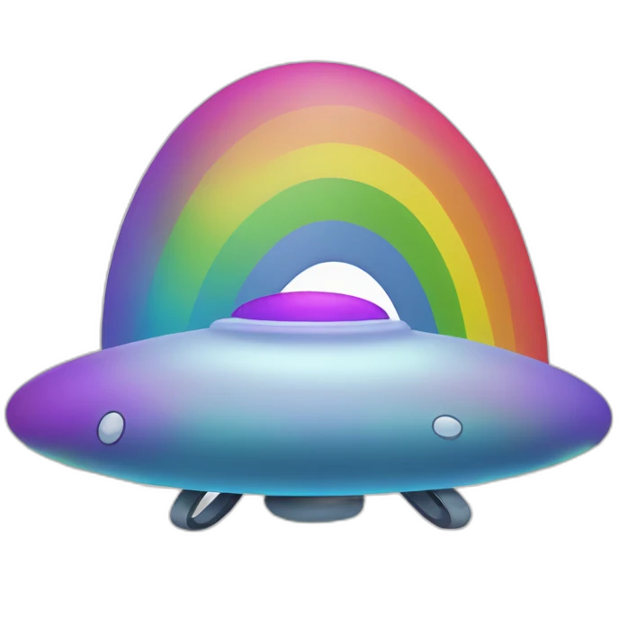 queer ufo rainbow emoji