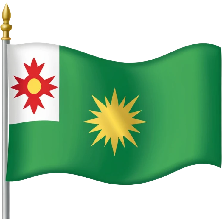 Just do a simple flag I want to put in my bio. Have u seen the panjshir flag do that it’s not in the emojis but make it exactly like the picture don’t add anything else. something on the middle search it up and make it in a shape of flag like the emojis no it’s goes like green on  emoji