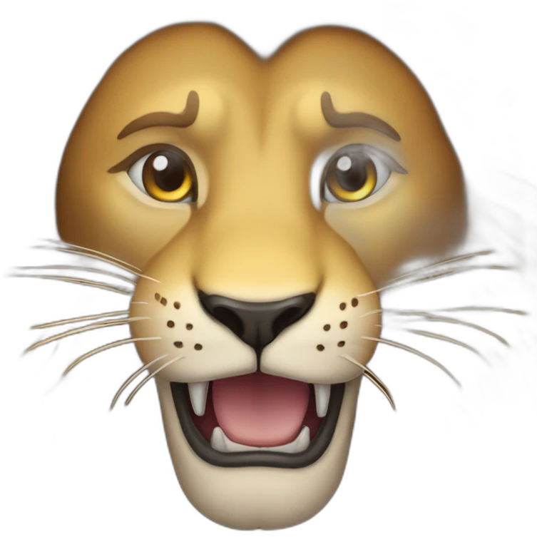 Lion heart emoji