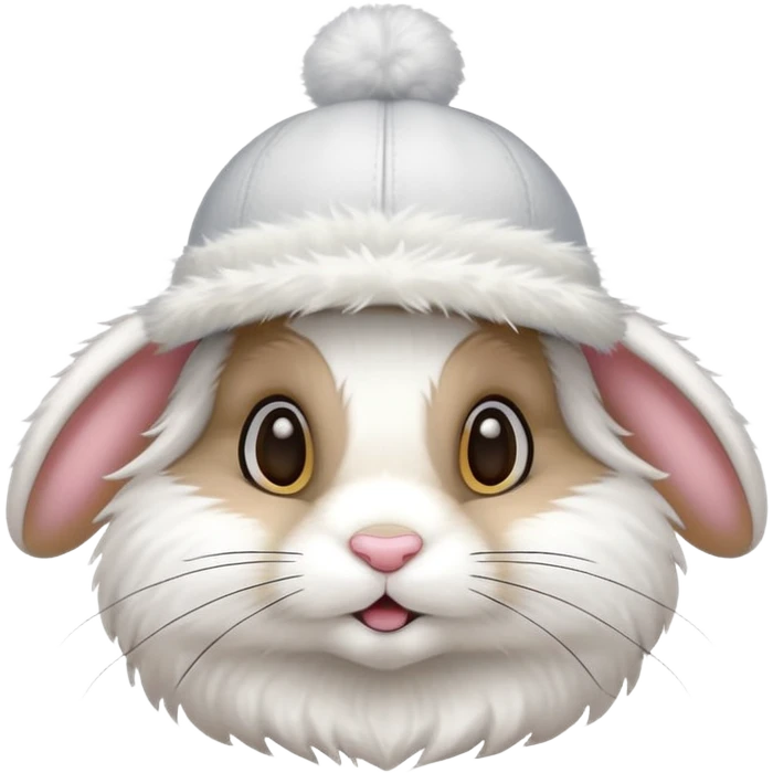 A bunny with a hat that says 67 emoji