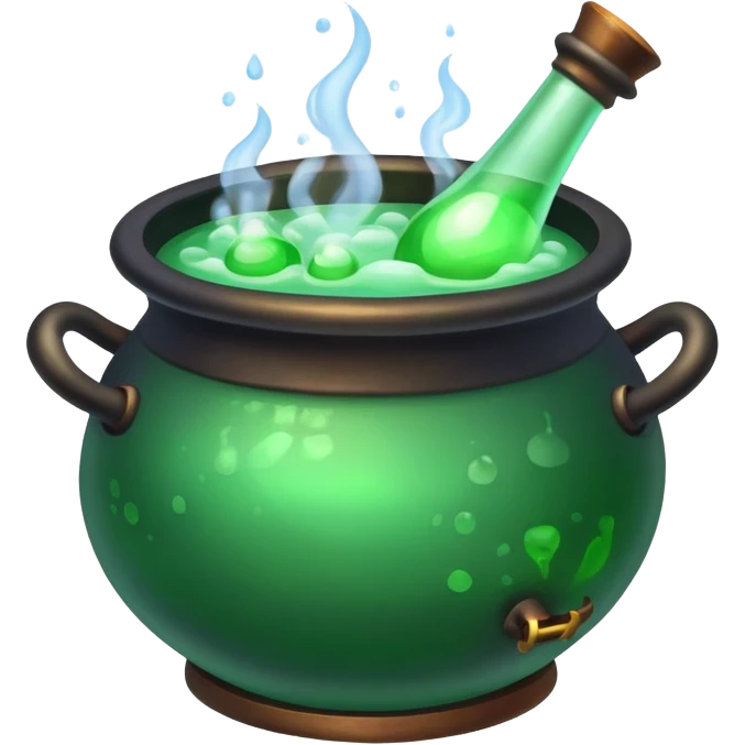 a cauldron of potions  emoji