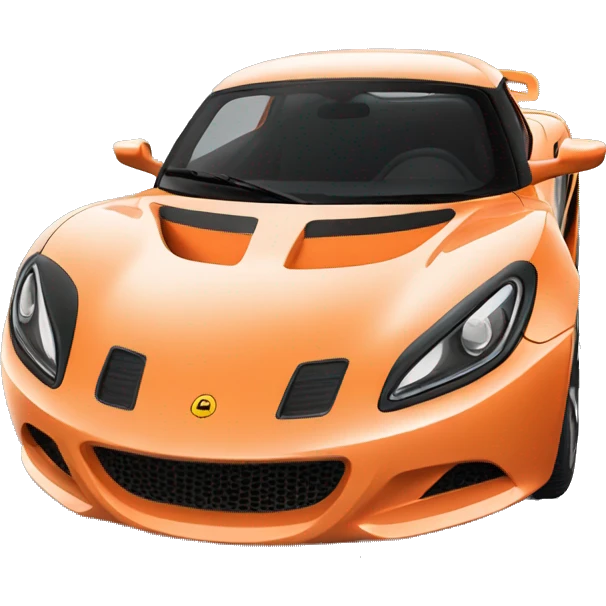 Lotus car orange emoji