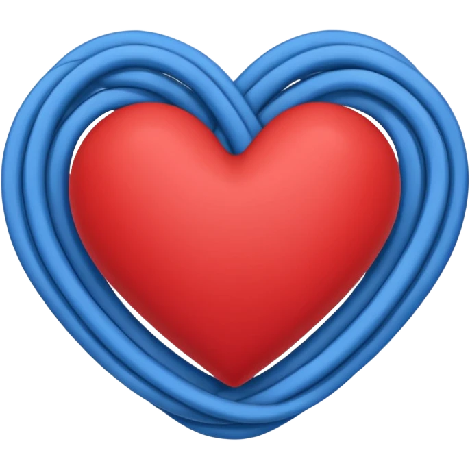 🪢❤️💙 crea un emoji con esos 3 en conjunto emoji