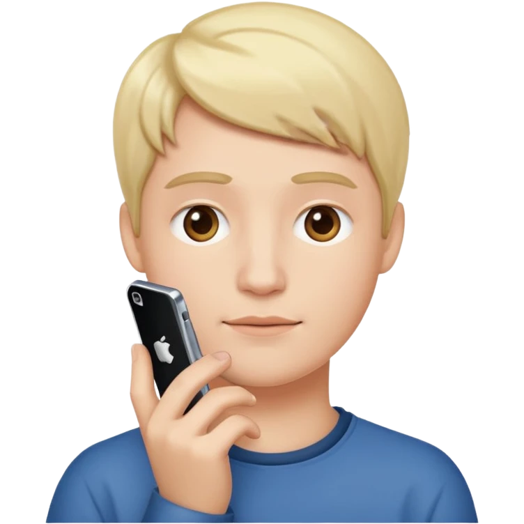 iphone under the chin emoji