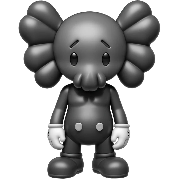 Kaws figure  emoji