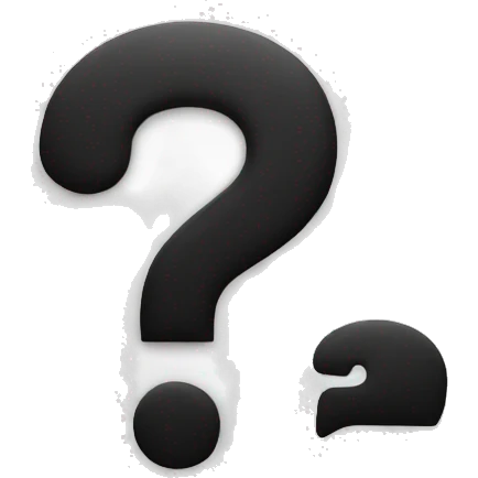 Question mark facing the other way emoji