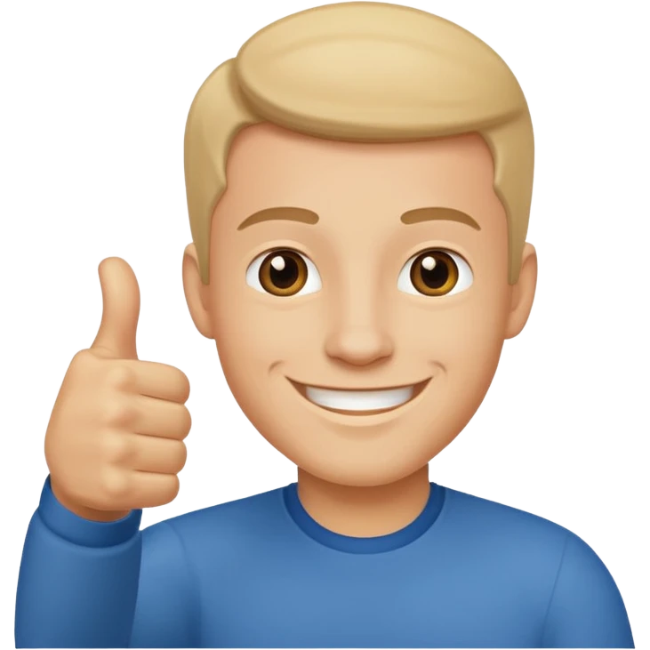 Thumbsup man emoji