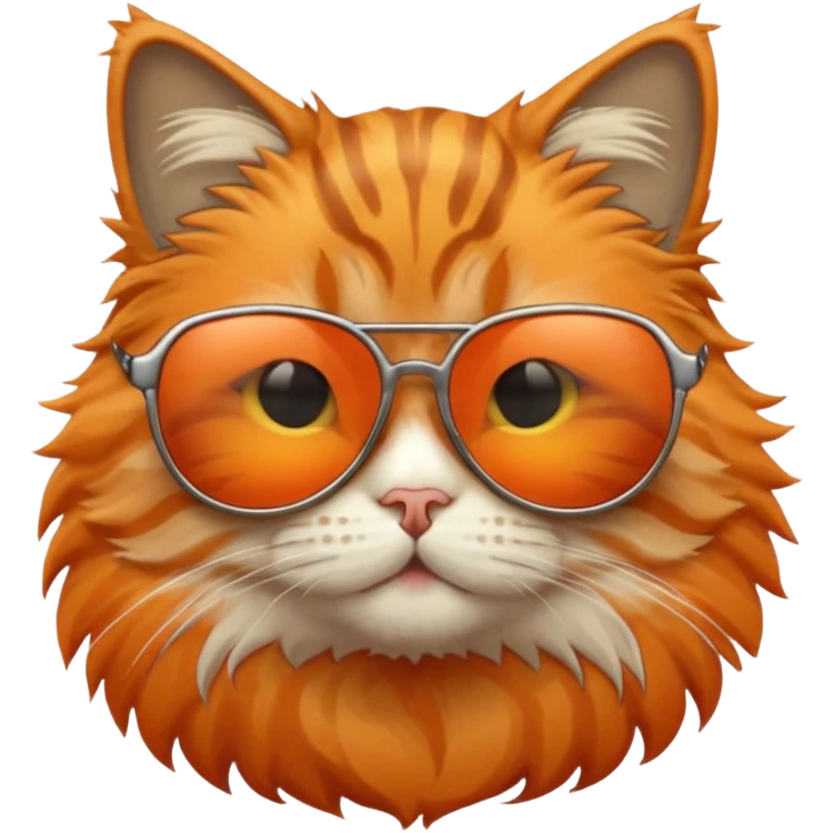 Cat wearing sunglasses emoji