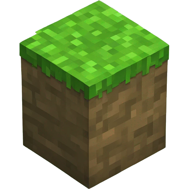 Minecraft grass block emoji