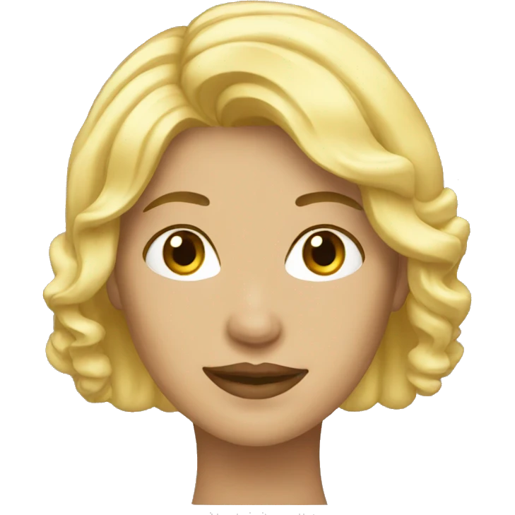 Blond woman fame emoji