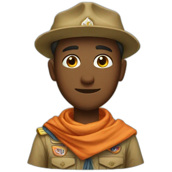 foulard scout emoji