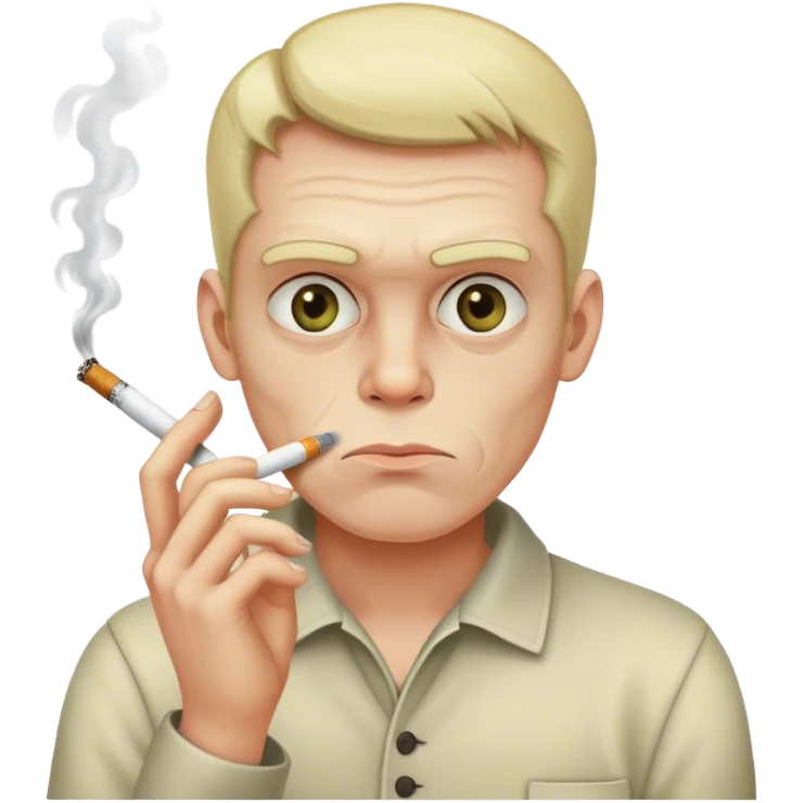 Monkas but with a cigarette emoji