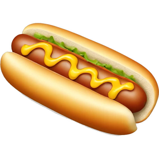 hot dog bread with cheese inside emoji