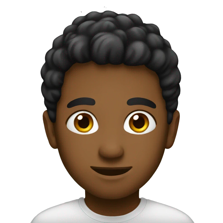 Simple black emoji
