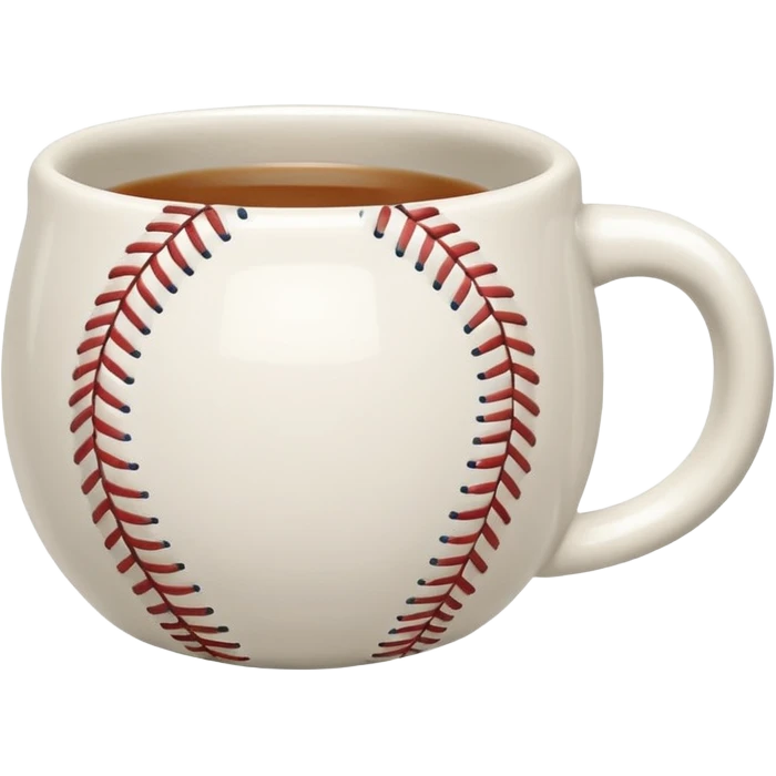 Baseball tea cup emoji
