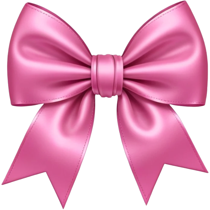 pink bow emoji