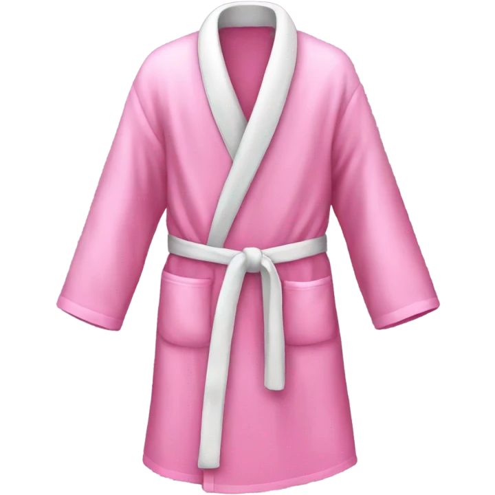 pink cotton robe emoji