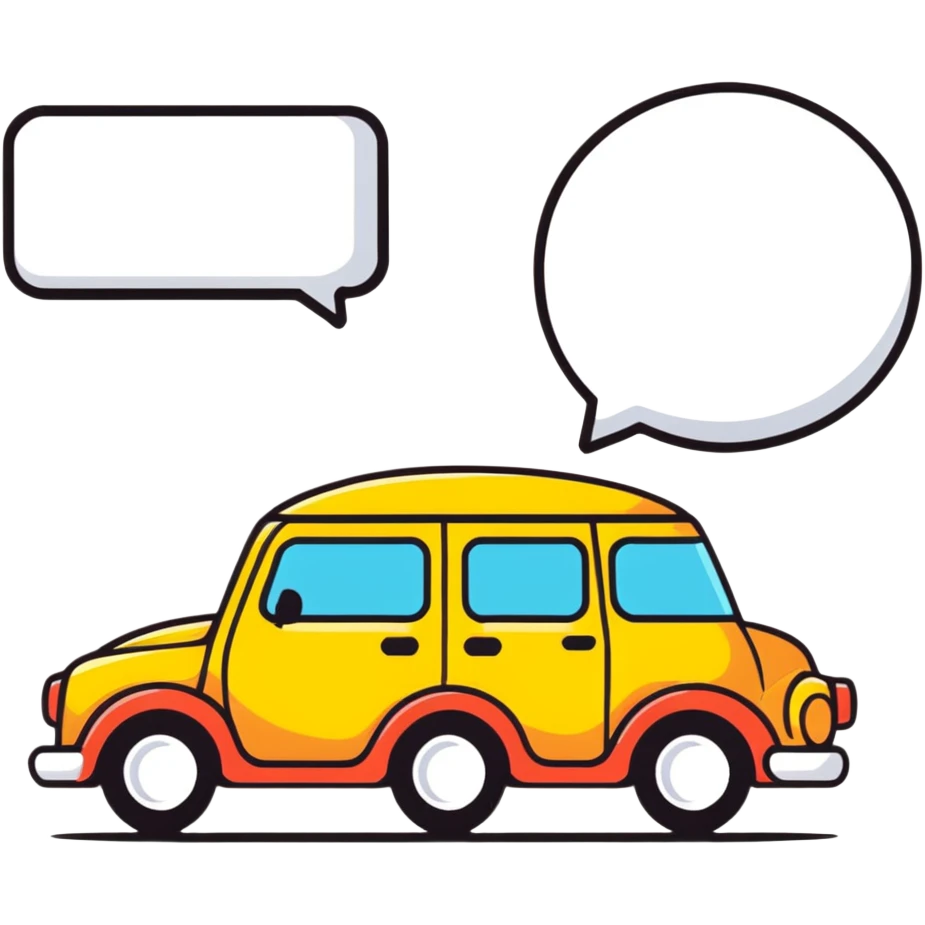 cute car going brr brr with sound effects emoji