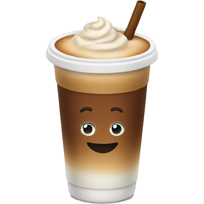Ice coffee  emoji