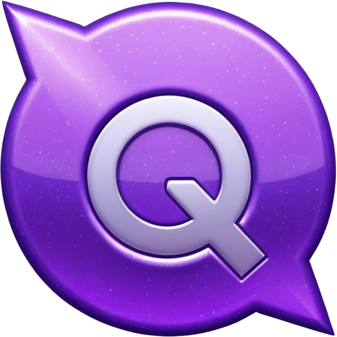 glitter purple symbol cancel emoji