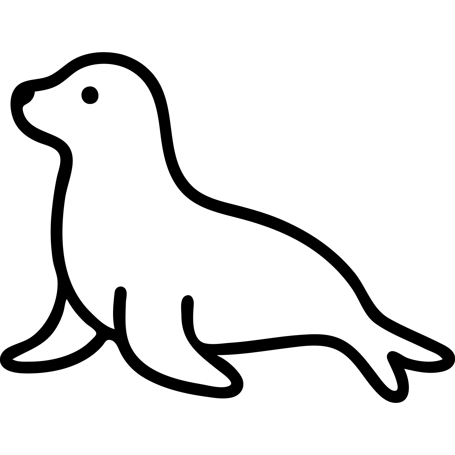 outlined seal icon emoji