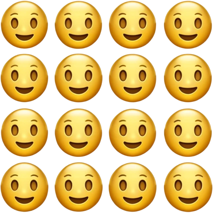 create a golden gold emoji  the most attractive any one or all of them ill choose it should be fully golden emoji