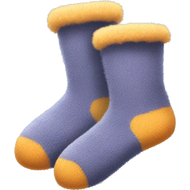 fuzzy socks emoji