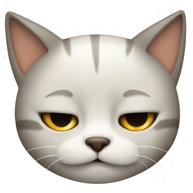 sleepy cat face emoji