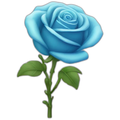 glass rose emoji