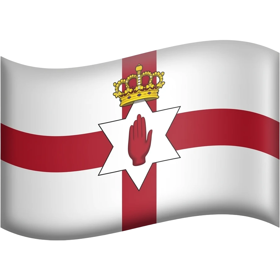 Northern Ireland flag emoji but how they look on an iPhone like all the other flags yes like that but get rid of the iphone emoji
