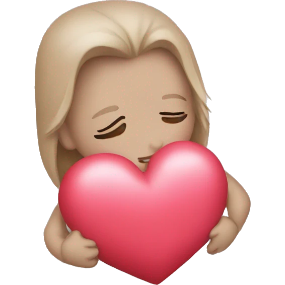 hug heart emoji