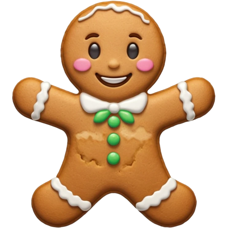 Galleta de jengibre clásica emoji