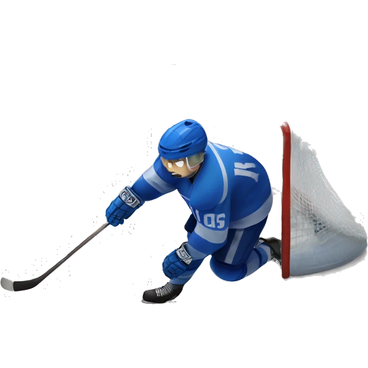 Number 46 on li royals scoring a goal hockey emoji