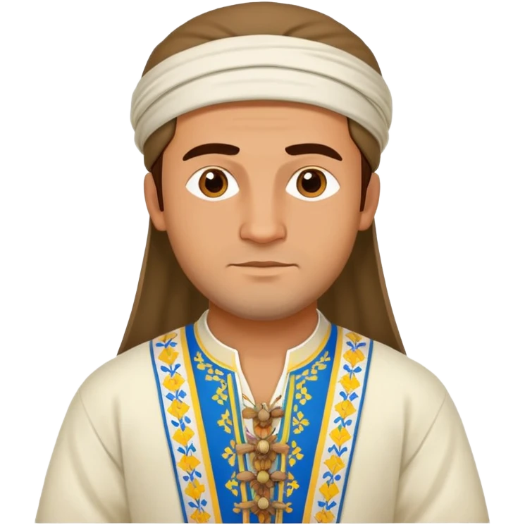 Ukrainian man cosaks emoji