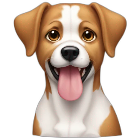 half human half dog emoji