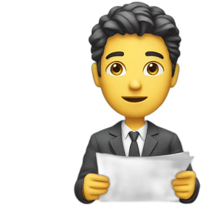 Taking notes emoji