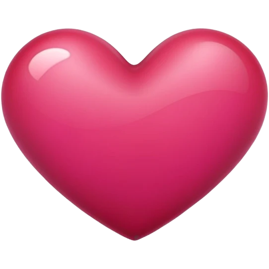 Dark pink red heart emoji