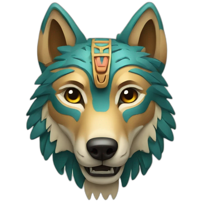 mayan wolf hieroglyph emoji